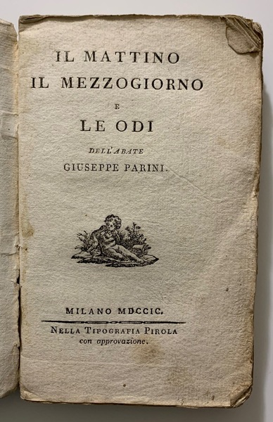 Il Mattino, Il Mezzogiorno e le Odi dell'Abate Giuseppe Parini,