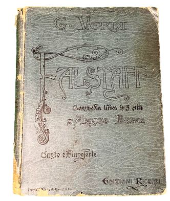 Falstaff. Commedia lirica in tre atti di Arrigo Boito musica …