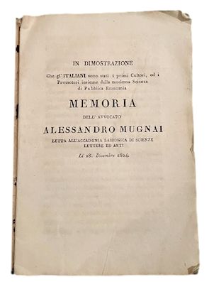 In dimostrazione che gl'Italiani sono stati i primi cultori, ed …