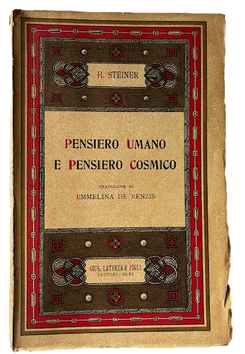 Pensiero umano e pensiero cosmico, traduzione di Emmelina De Renzis