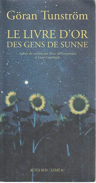 Le livre d'or des gens de Sunne,