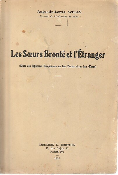 Les soeurs Brontë et l'étranger (Etude des influences européennes aur …