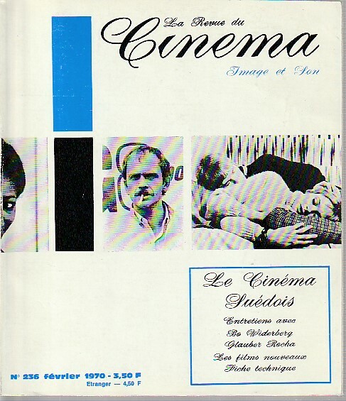 La revue du cinéma, n° 236 - Le cinéma suédois,