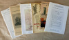 Lettres et Manuscrits Autographes, Documents Historiques. Ensemble de 6 catalogues …