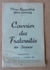 Courrier des Fraternités de France. N° 55 bis- octobre 1968.