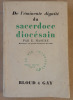 De l'Eminente Dignité du Sacerdoce Diocésain.