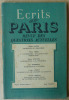 Ecrits de Paris. Revue des Questions Actuelles, décembre 1947.