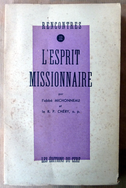 L'Esprit Missionaire.
