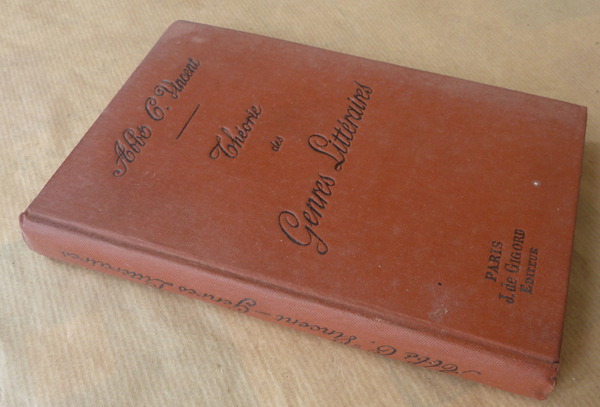 Théorie des Genres Littéraires.