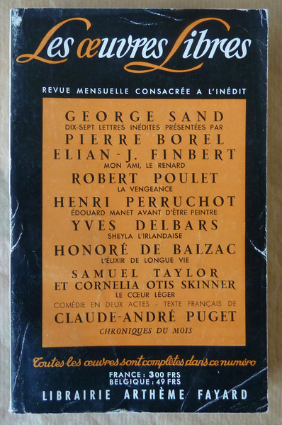 Les Oeuvres Libres N°163.