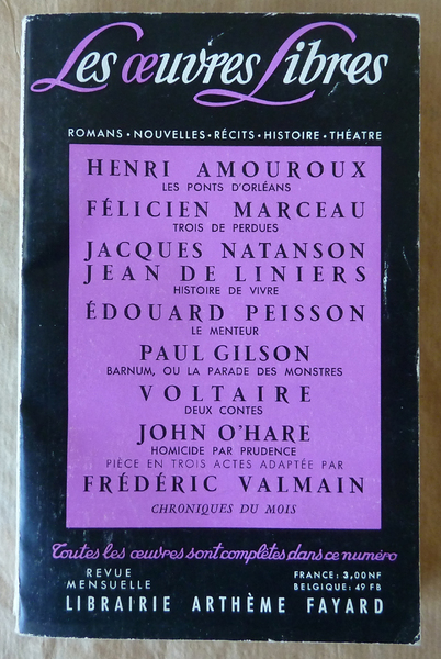 Les Oeuvres Libres N°170.