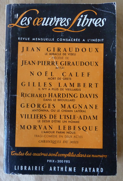 Les Oeuvres Libres N°145.