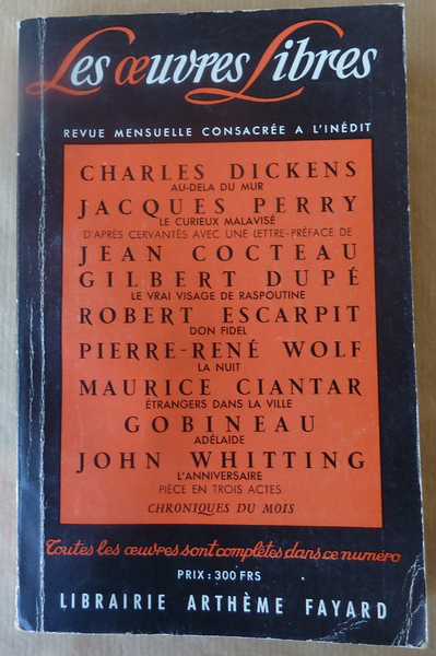 Les Oeuvres Libres N°148.