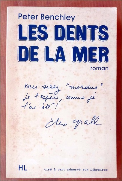 Les dents de la Mer. Tiré à part réservé aux …