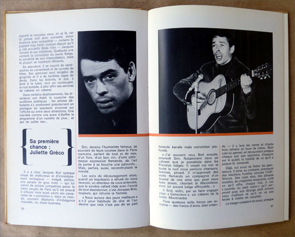 Jacques Brel. Mis en images par André Bernard.