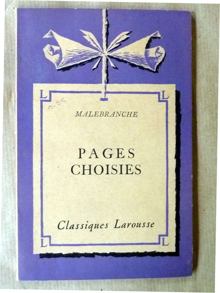 Pages choisies. Notes de Mlle Ghyslaine de Vries