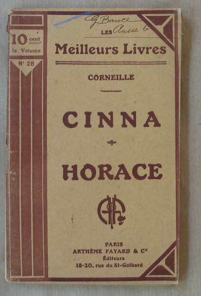 Cinna-Horace.