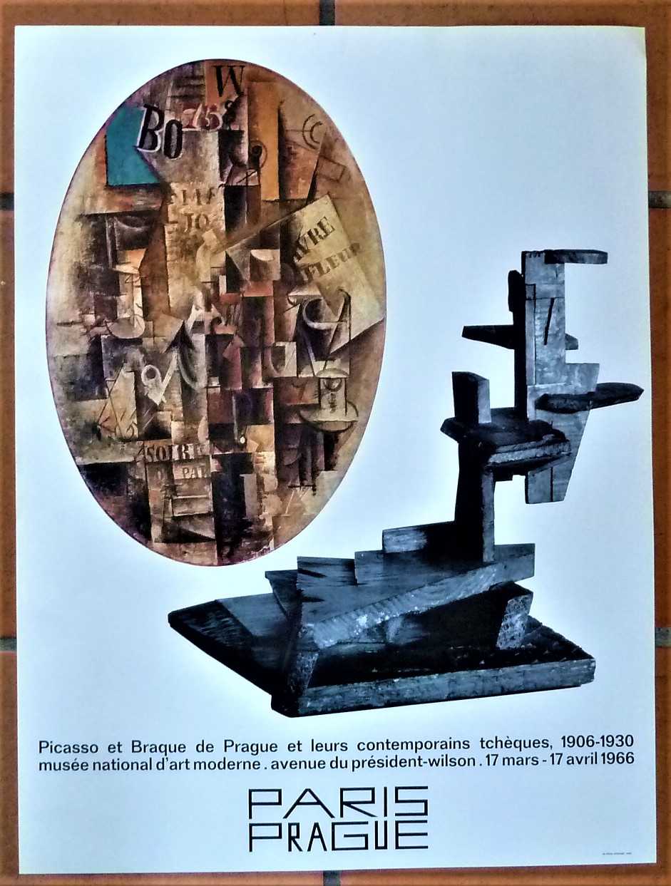 Affiche éditée à l'occasion de l'exposition "Picasso et Braque de …