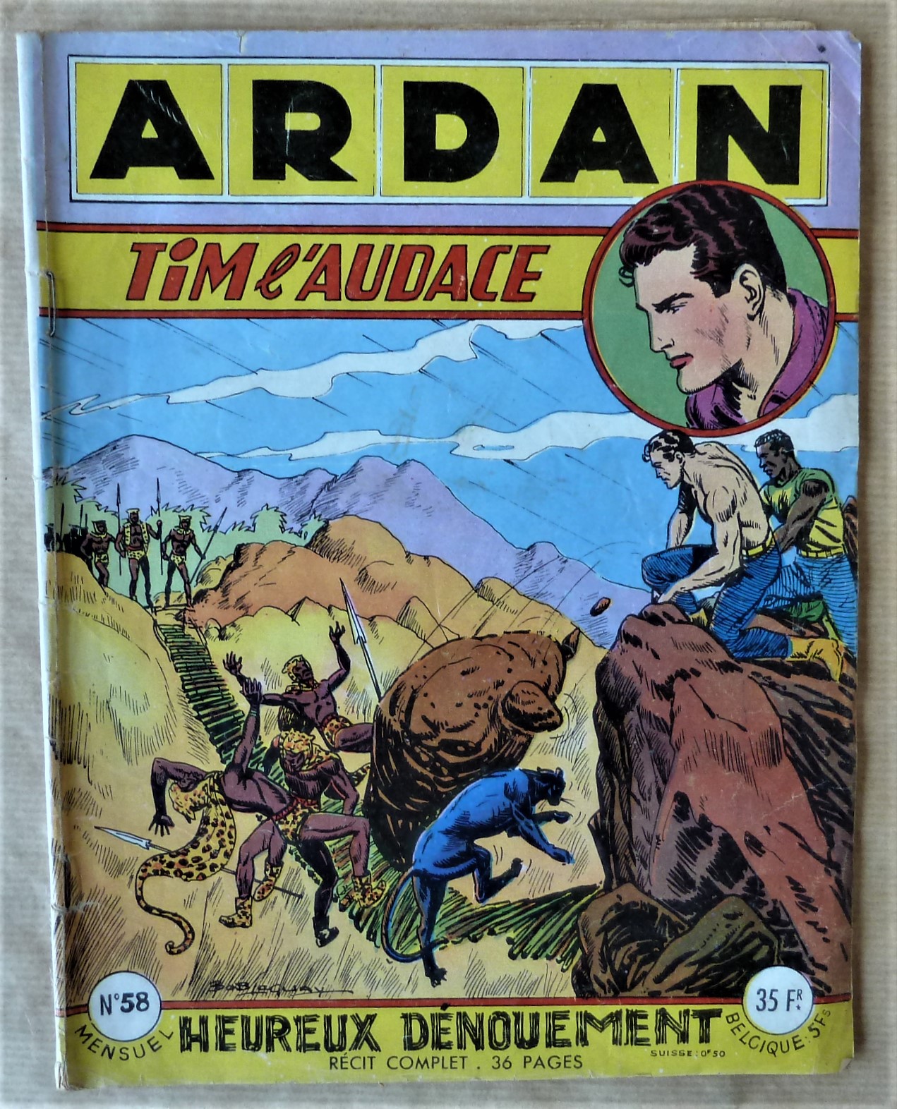 Ardan. Tim L'Audace; N°58 "Heureux Dénouement"; 32 pp.