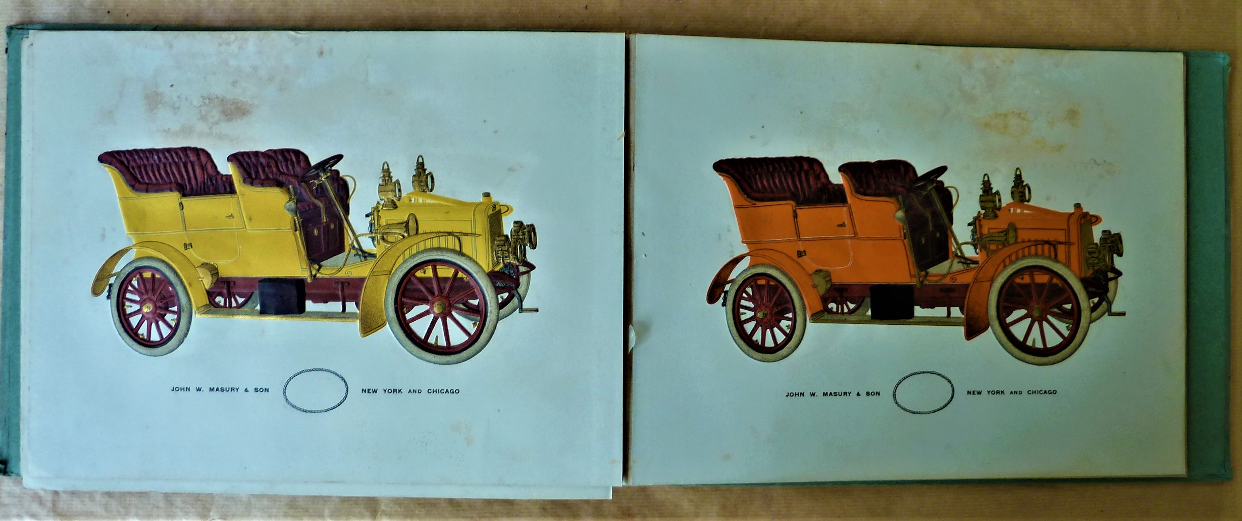 Automobile Color Schemes by John W. Masury & Son.