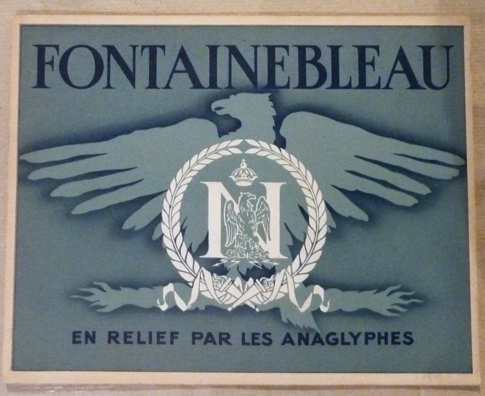 Fontainebleau en relief par les Anaglyphes.