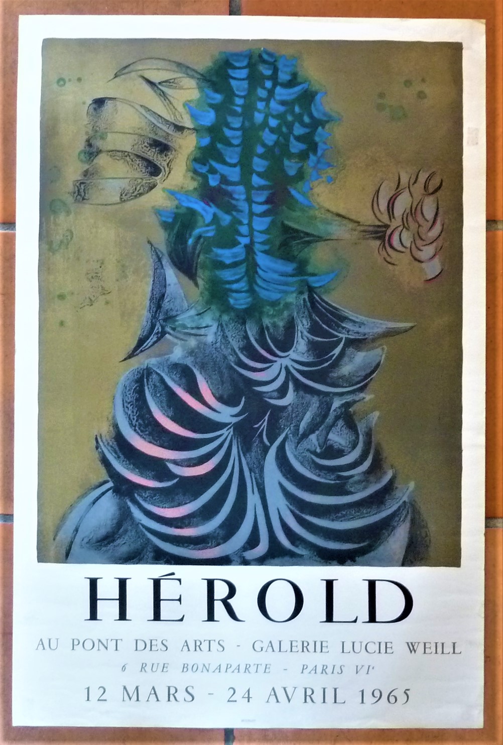 Hérold. Une affiche éditée à l'occasion de l'exposition à la …