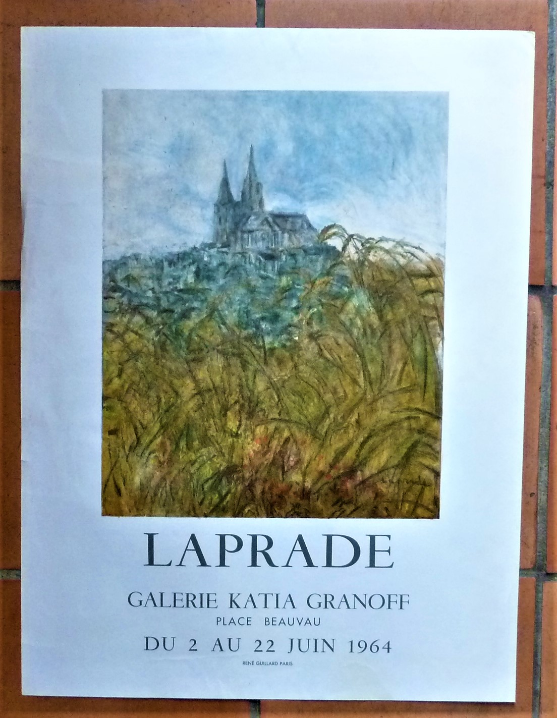 Laprade. Affiche éditée à l'occasion de l'exposition à la Galerie …