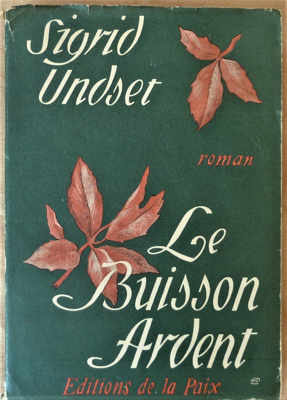 Le Buisson Ardent. Roman traduit du Norvégien.