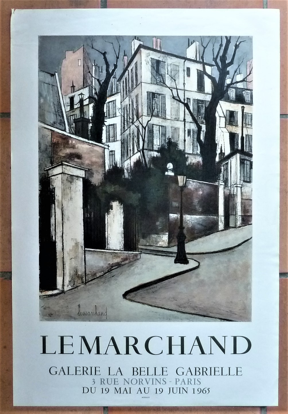 Lemarchand. Une affiche éditée à l'occasion de l'exposition à la …