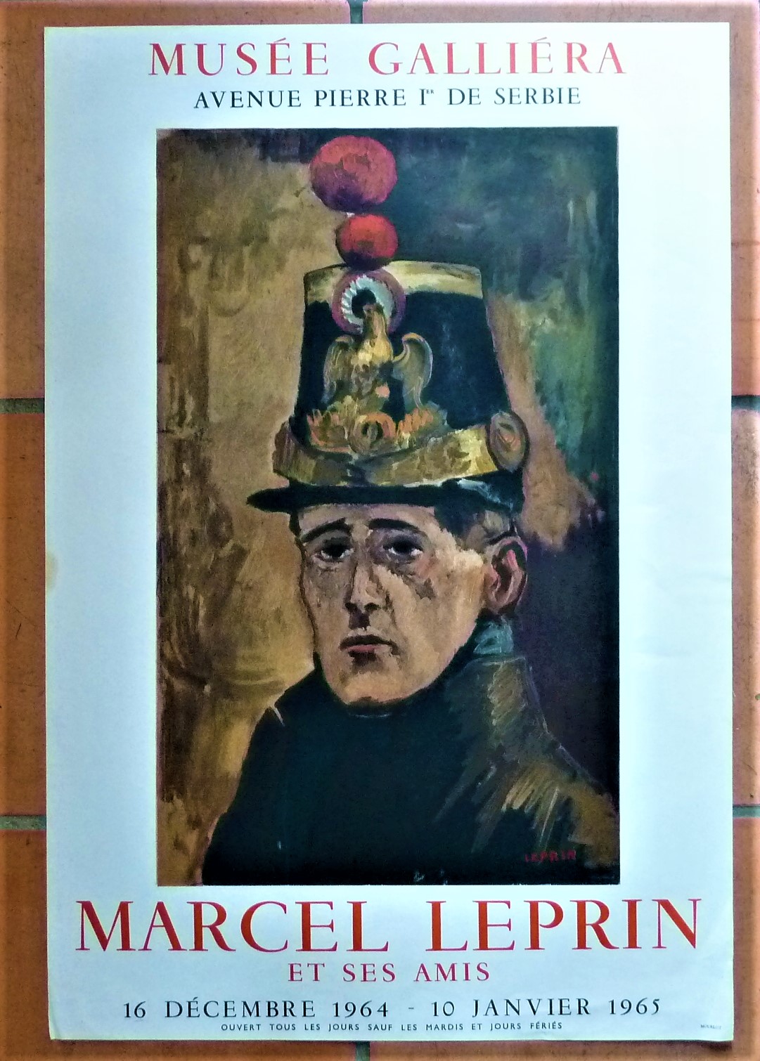 MarcelLeprin et ses amis. Affiche édité à l'occasion de l'exposition …