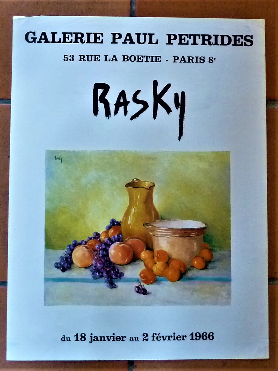 Rasky. Une affiche éditée à l'occasion de l'exposition à la …