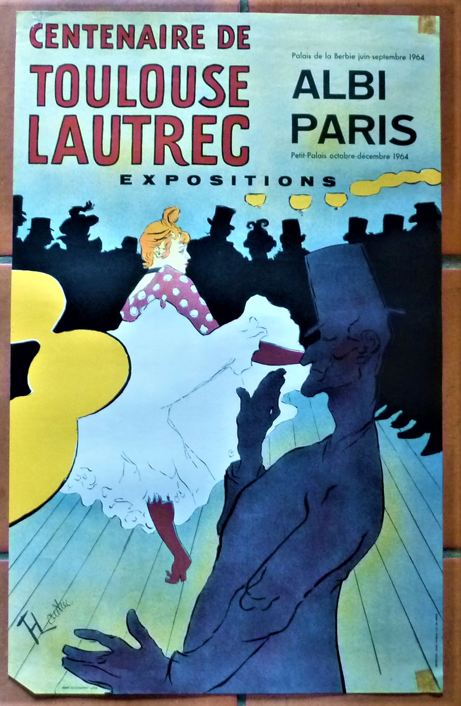 Toulouse Lautrec. Affiche édité à l'occasion du Centenaire de sa …