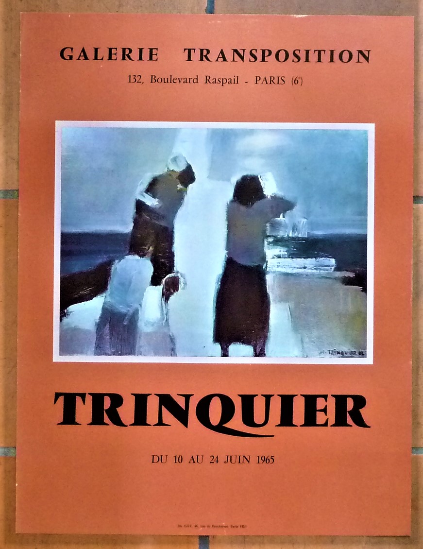 Trinquier. Affiche éditée à l'occasion de l'exposition à la "Galerie …