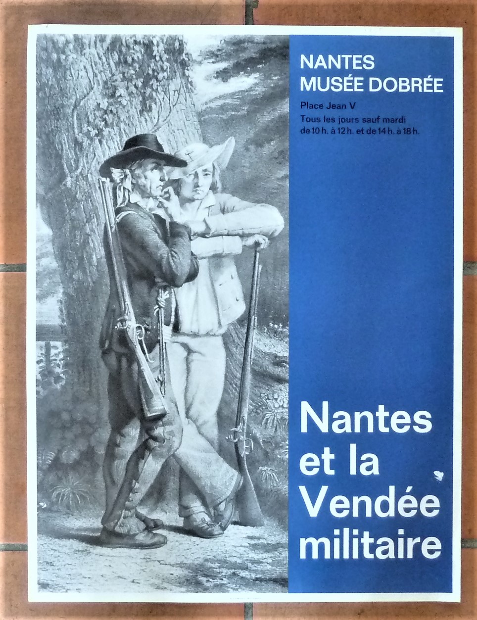 Une affiche éditée à l'occasion de l'exposition "Nantes et LaVendée …