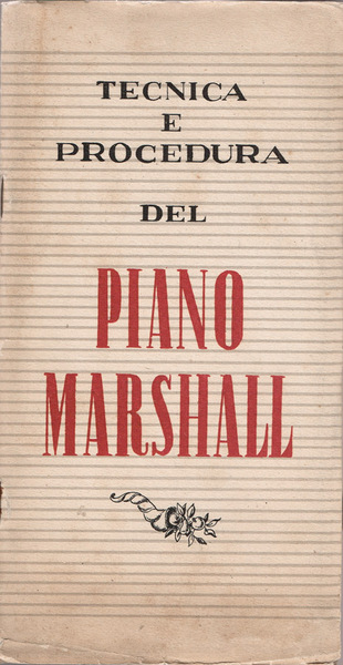 Tecnica e procedura del Piano Marshall