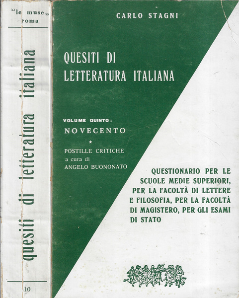 Quesiti di letteratura italiana Vol. V Il novecento