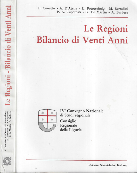 Le regioni bilancio di venti anni IV Congresso Nazionale di …