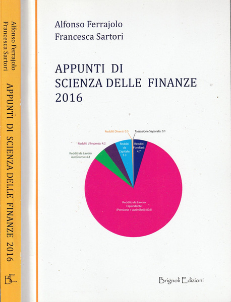 Appunti di scienza delle finanze 2016
