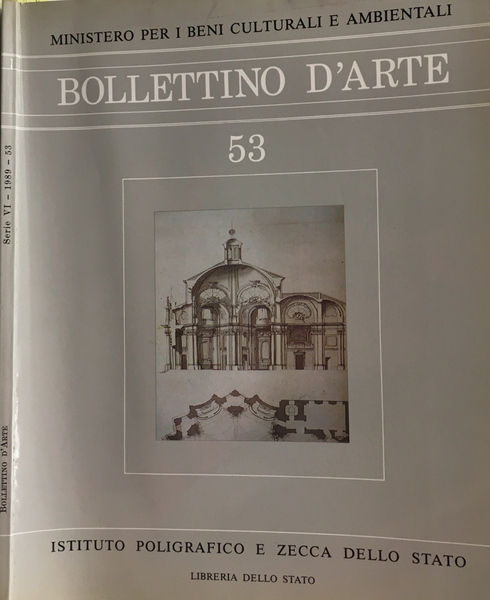 Bollettino d'arte n.53 anno 1989