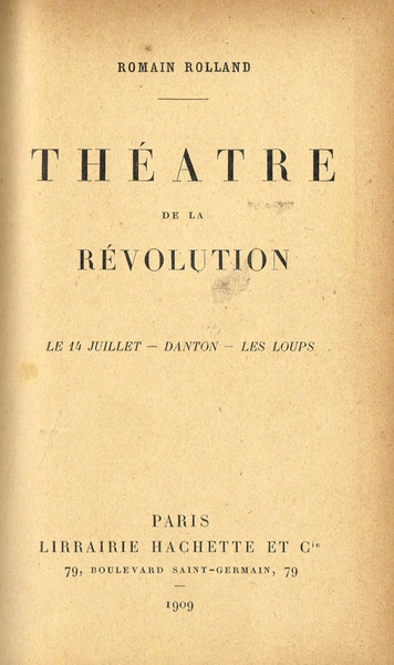 THEATRE DE LA REVOLUTION