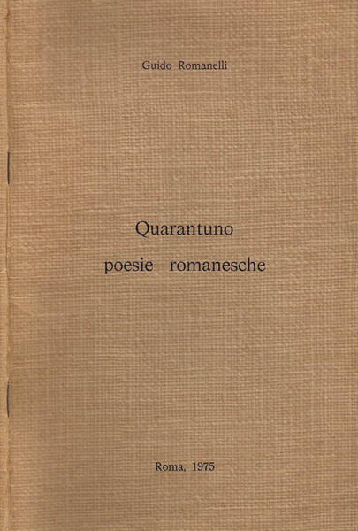 Quarantuno Poesie Romanesche