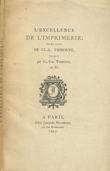 L'excellence de l'imprimerie