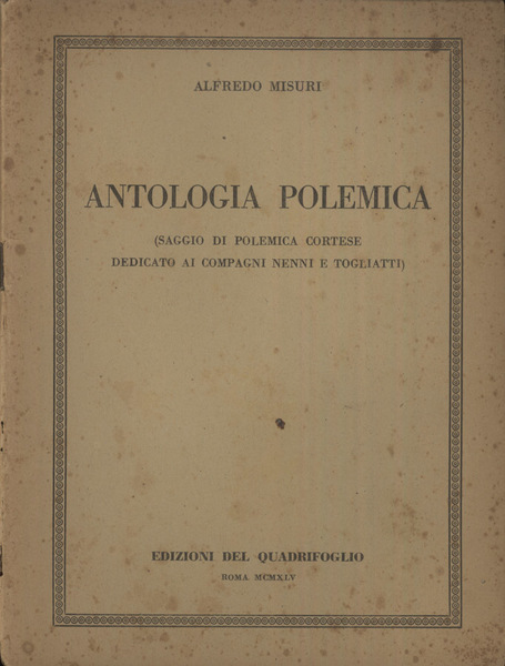 Antologia Polemica