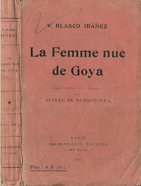 La femmee nue de Goya