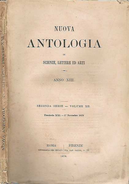 Nuova antologia di scienze, lettere ed arti