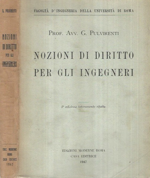 Nozioni di diritto per gli ingegneri
