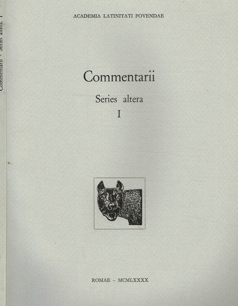 COMMENTARII. SERIES ALTERA N.I