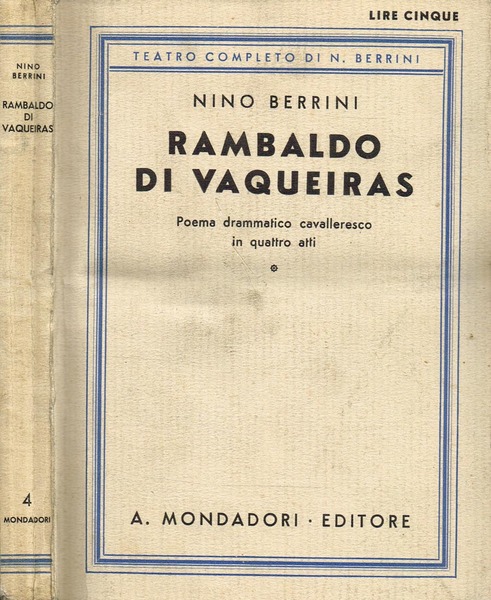 RAMBALDO DI VAQUEIRAS