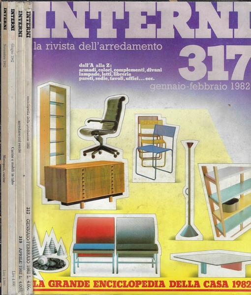 Interni anno 1982 n. 317, 321, 325