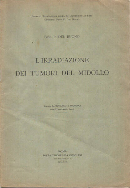 L'irradiazione dei tumori del midollo